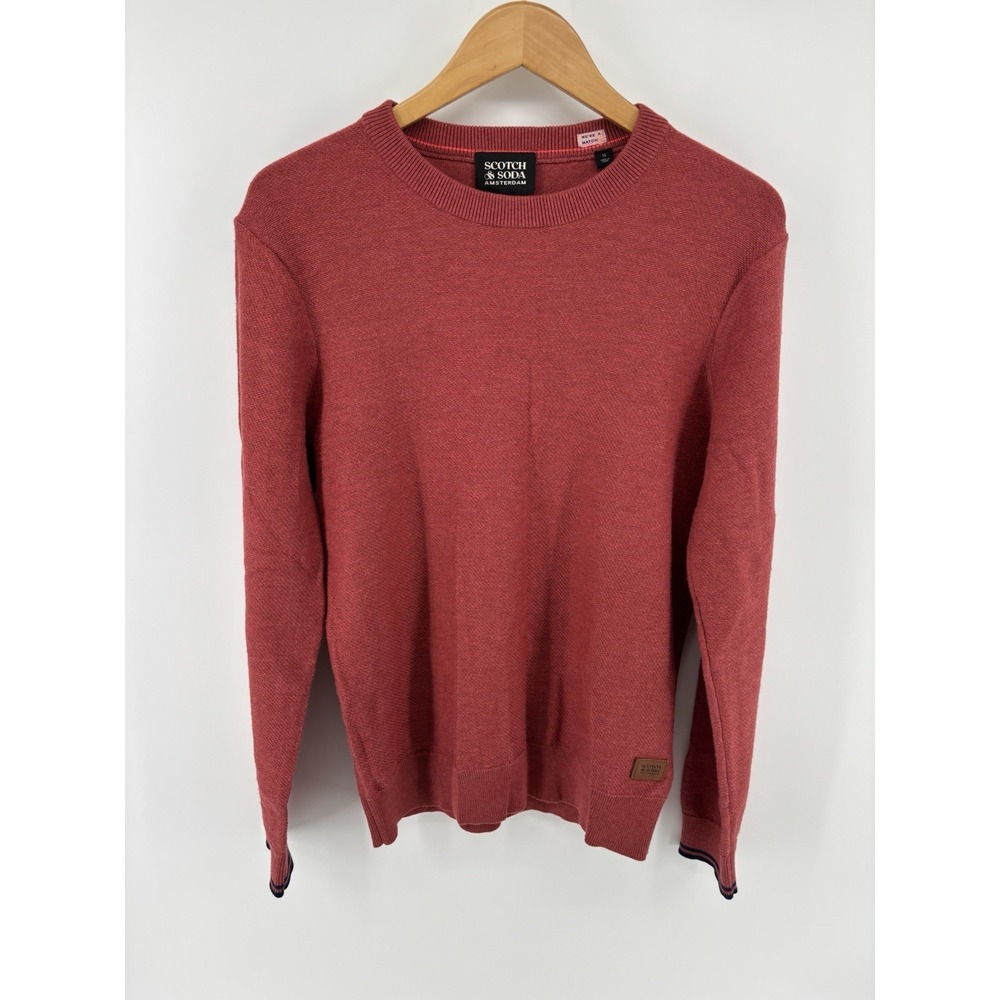 Scotch & Soda Crew Neck Knit Pullover‎ Sweater Men's M Dadcore Cabincore Cozy